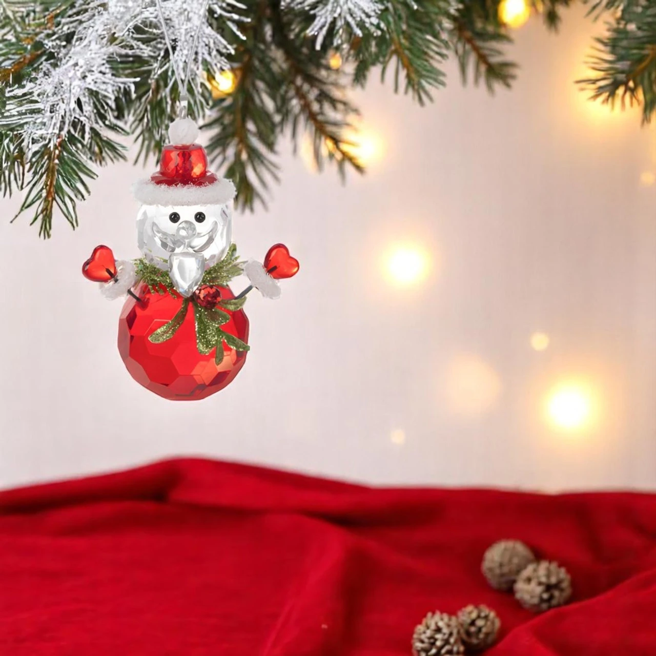Teeny Holiday Santa Ornament - Image 2