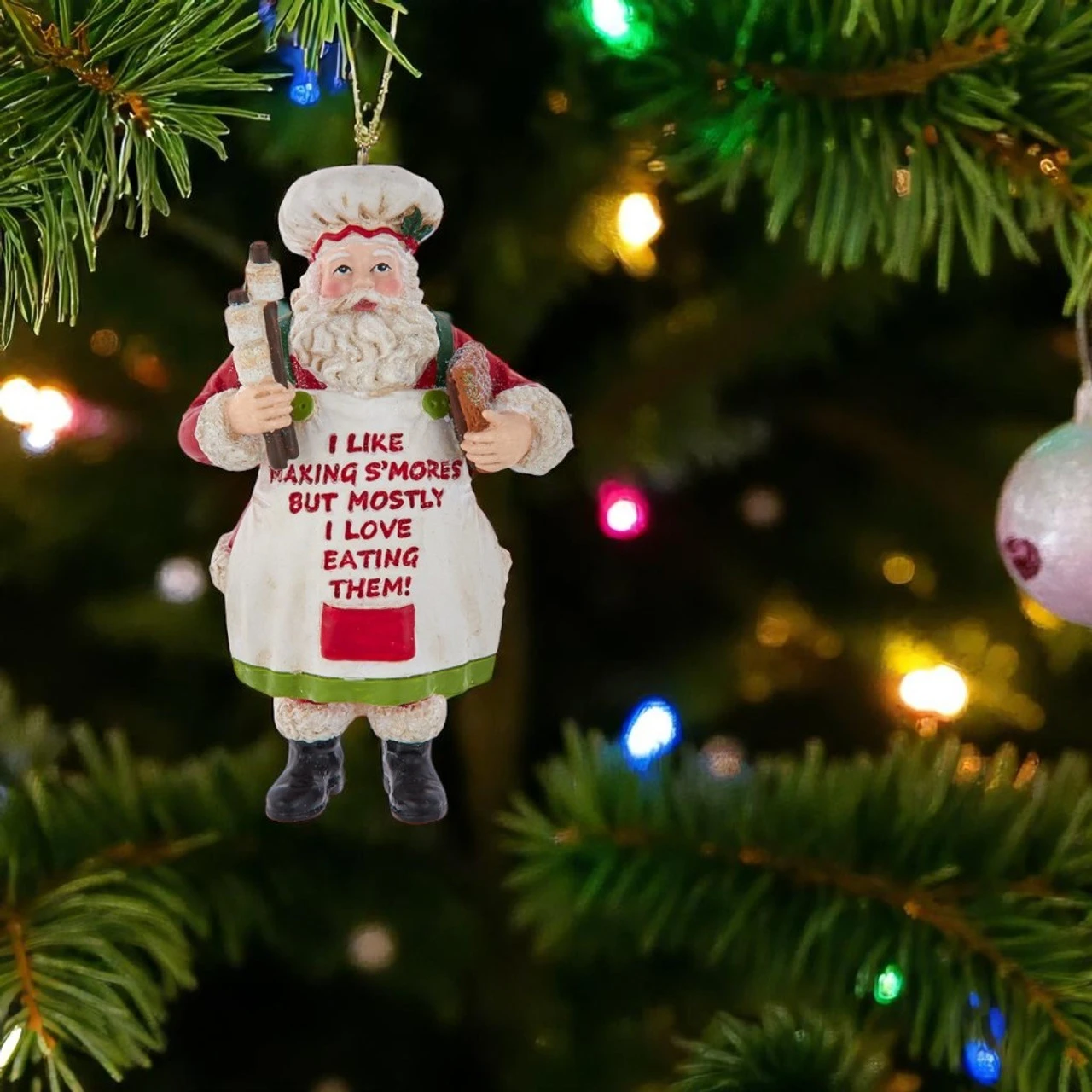 Kurt Adler Smores Santa Ornament - Image 2