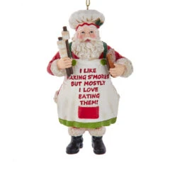Kurt Adler Smores Santa Ornament