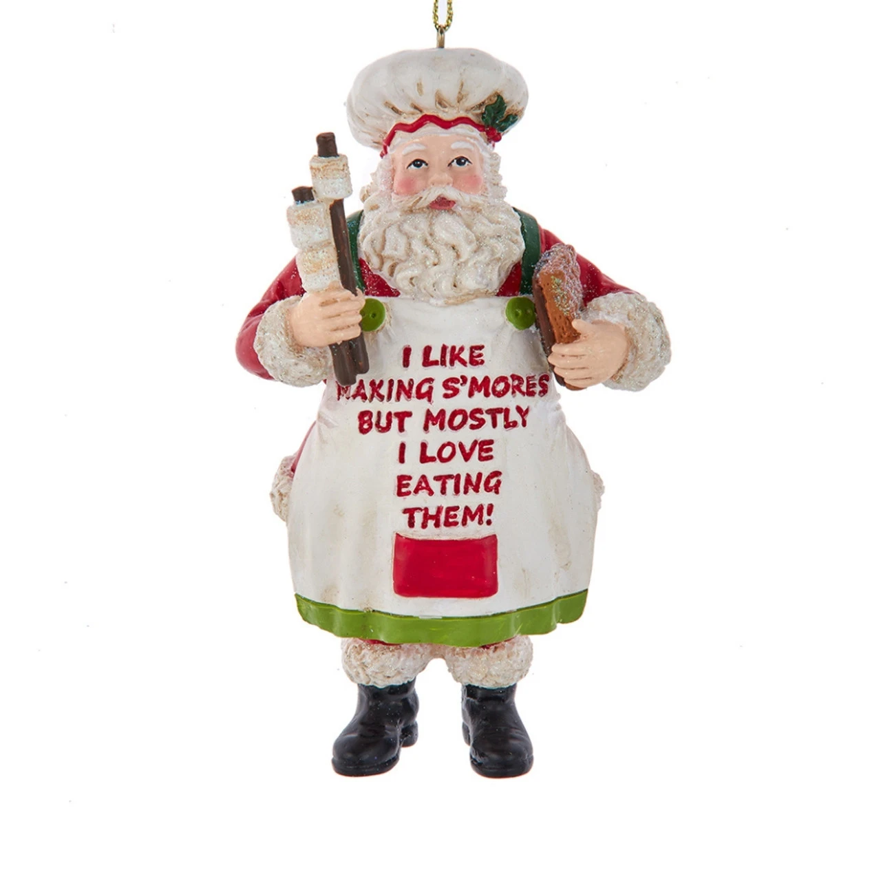Kurt Adler Smores Santa Ornament