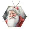 Santa Looking Left Ornament