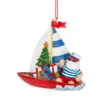Santa Sailing Ornament