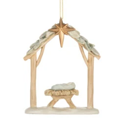 Baby Jesus In Manger Ornament