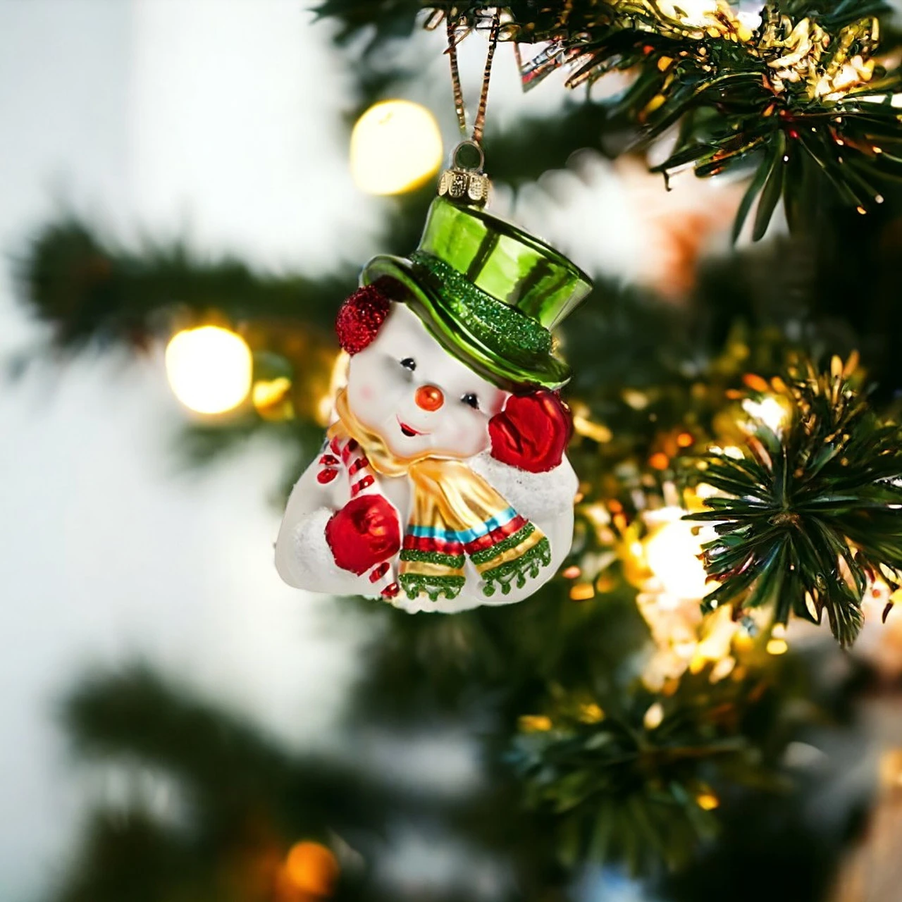 Retro Snowman Ornament - Image 2