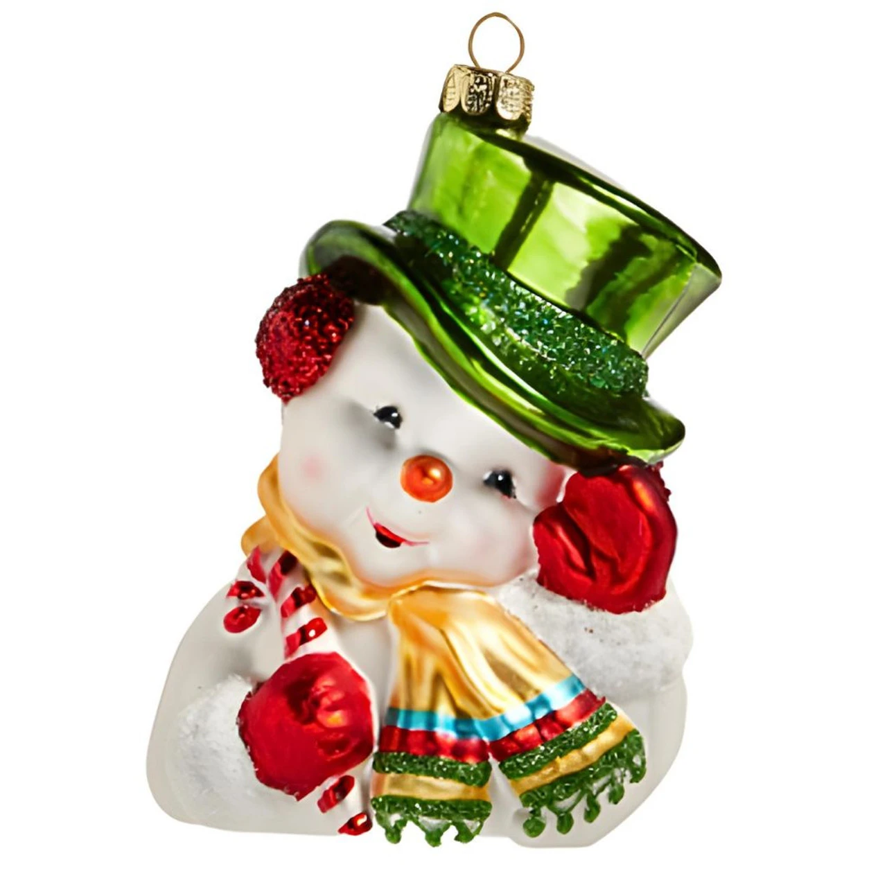 Retro Snowman Ornament