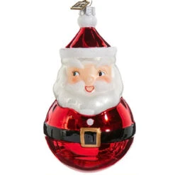 Retro Santa Ball Ornament