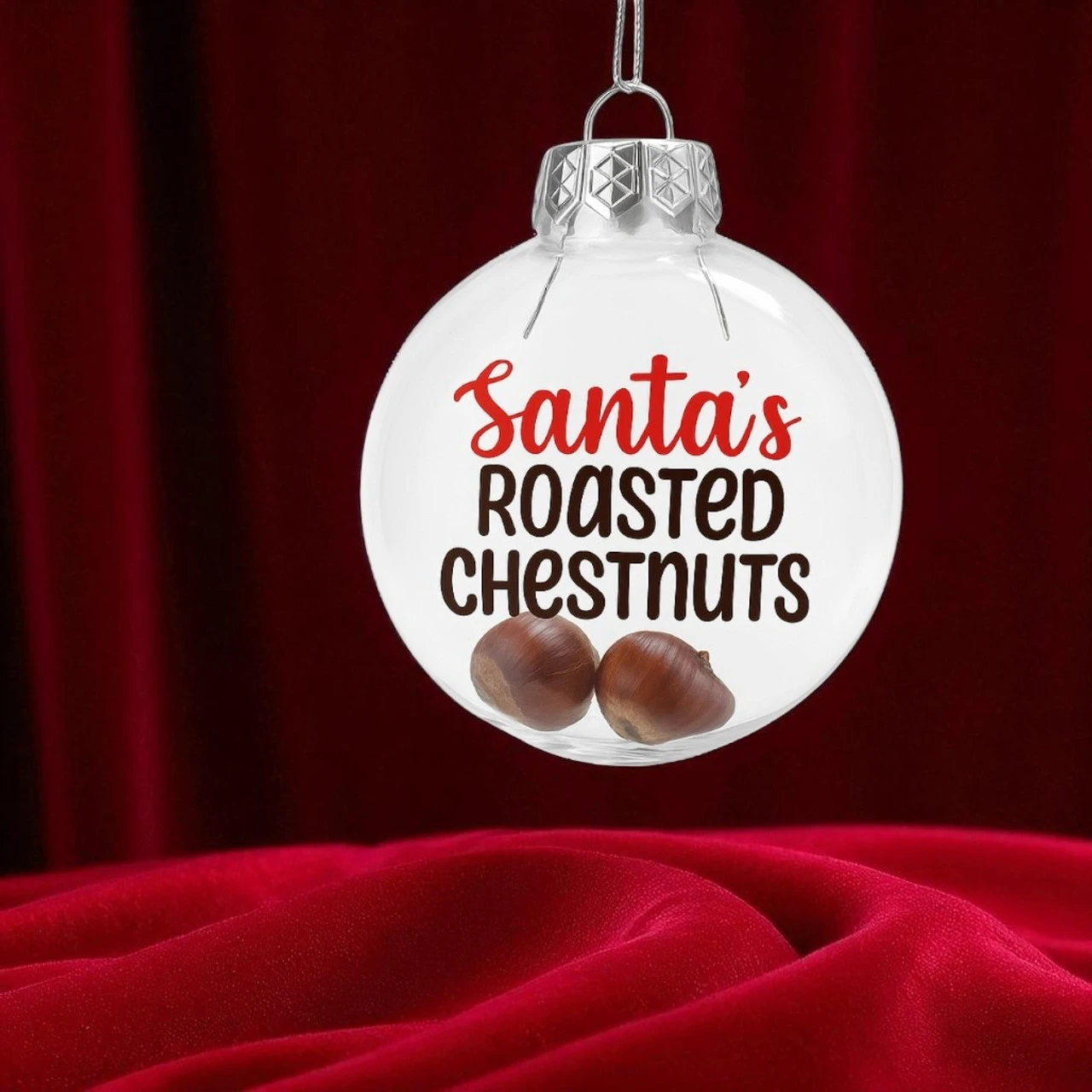 Santa’s Roasted Chestnuts Ornament - Image 2