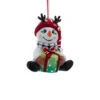 Kurt Adler Snowman With Gift Ornament