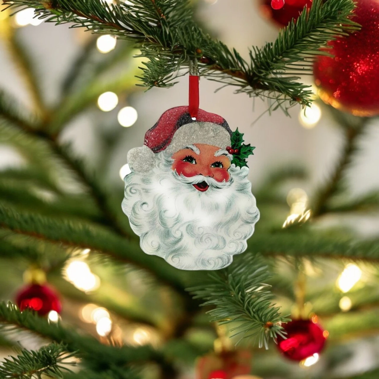Santa Face Ornament - Image 2