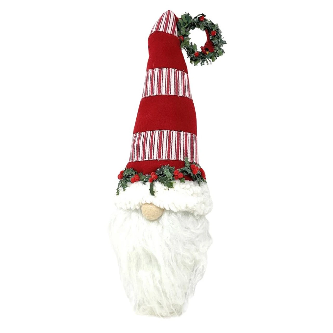 Countryside Gnome Head Red & Striped Hat