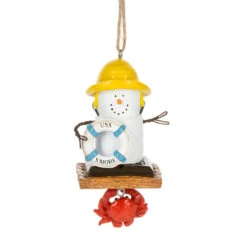 Smores Coastal Crab Ornament