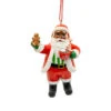 Kurt Adler Black Santa With Hot Cocoa Ornament