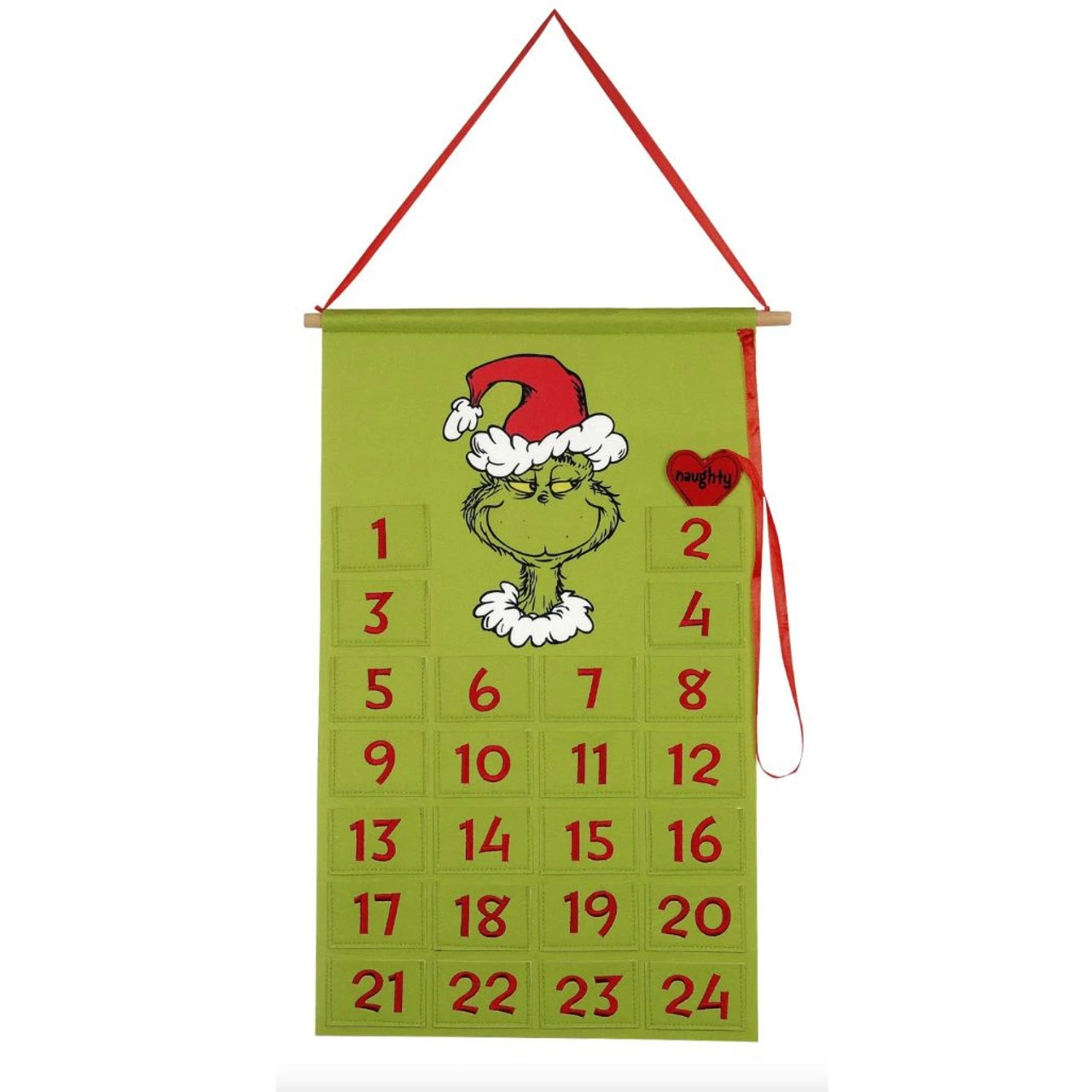 Grinch Countdown Calendar With Naughty/Nice Marker