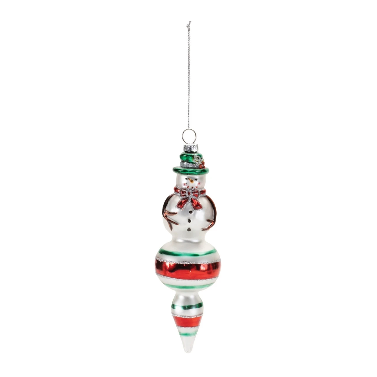 Festive Snowman Finial Ornament - Image 3
