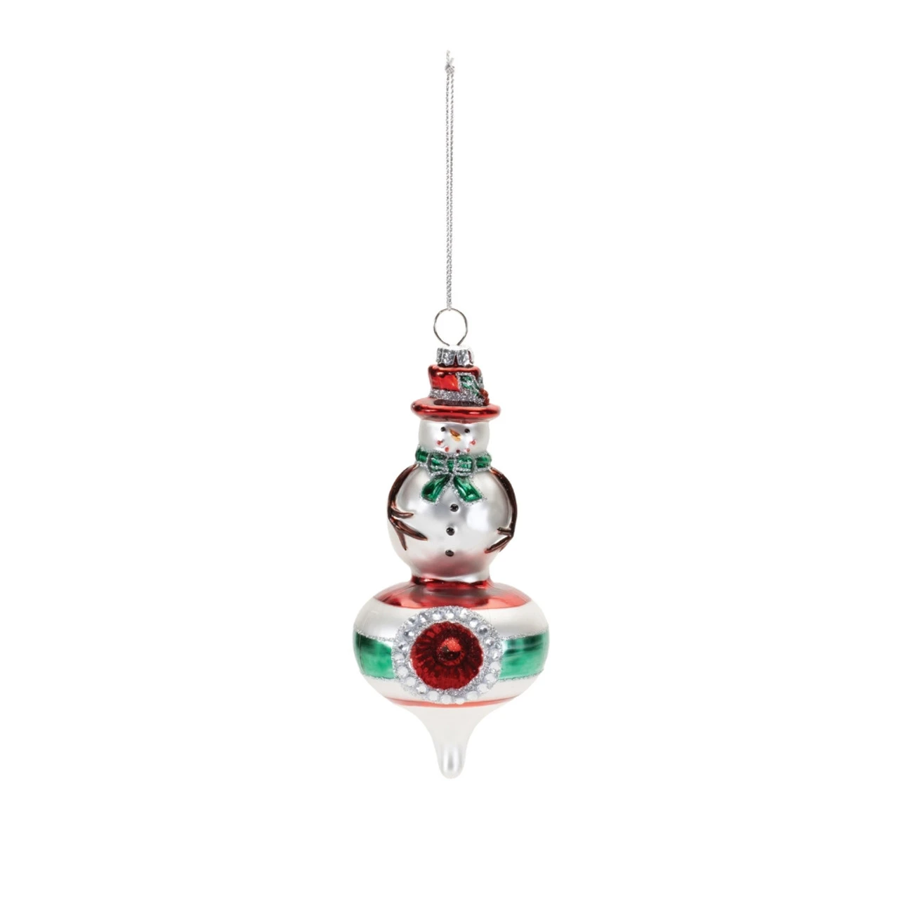 Jolly Snowman Reflector Ornament - Image 3