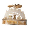 Lumineo LED Wood Village Windmill Scene With Music And Motion