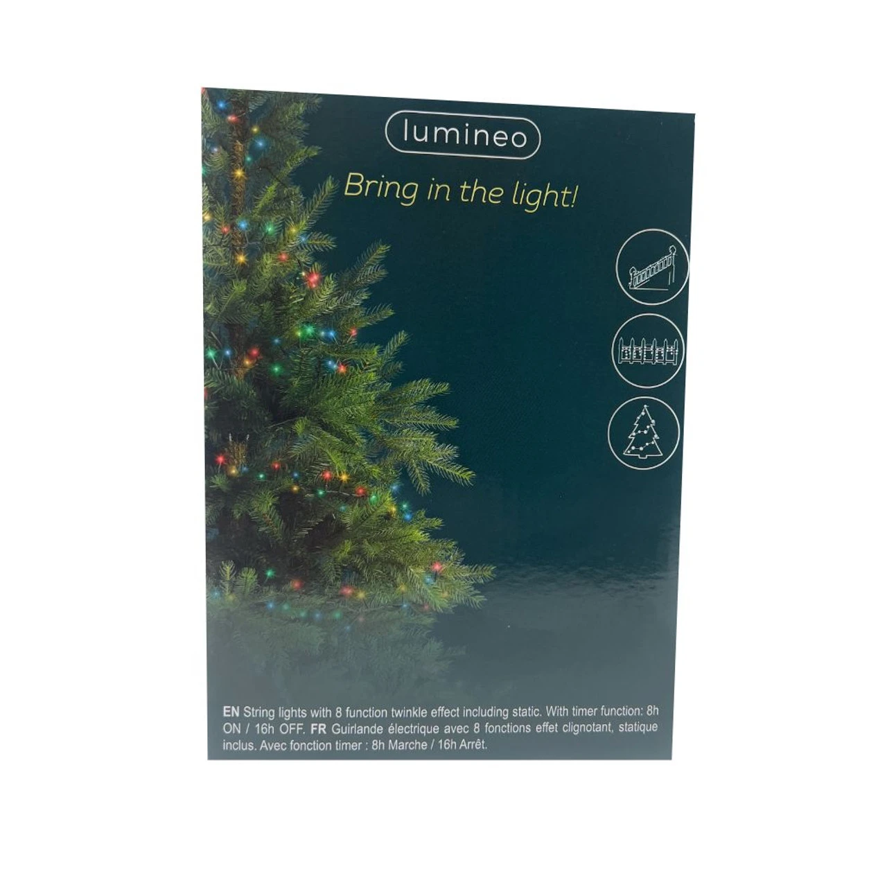 Lumineo 1000 LED Multi-Colored Compact Lights Green Wire - Image 10