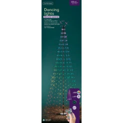 Lumineo 7 Foot 335 LED Dancing Lights Tree Black Wire With Remote Control