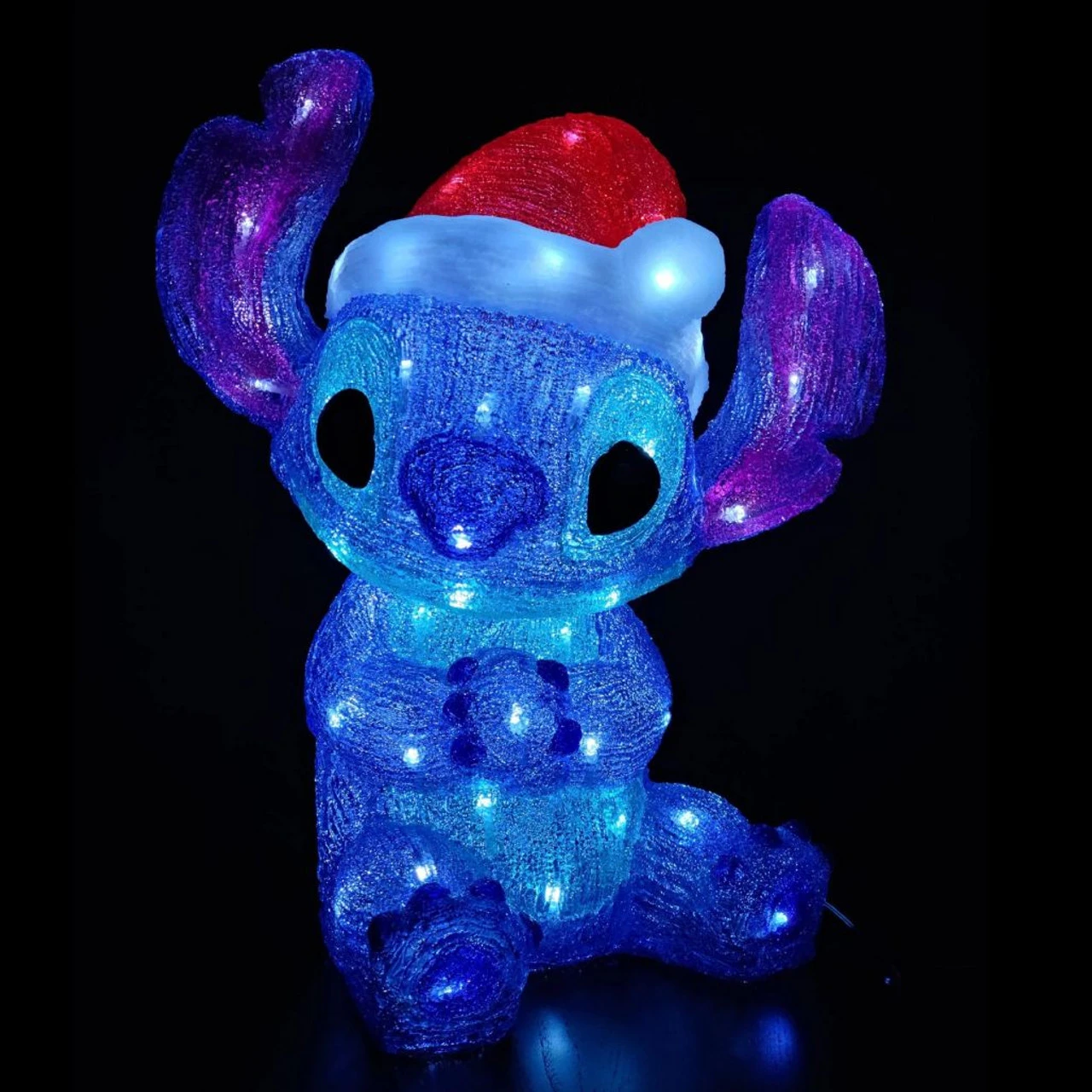 20 Inch Stitch Beaded Lighted Christmas Statue - Image 2
