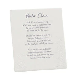 Memorial Wall Plaque W/ Easel - Gift Box