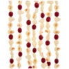 Kurt Adler Popcorn And Cranberry Christmas Garland