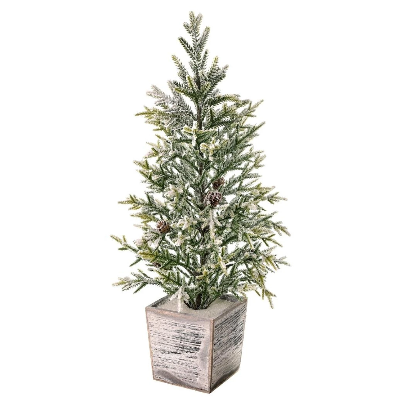 Artificial Frosted Fir Tree 22 Inch,