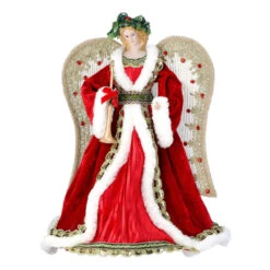 Velvet With Jewels Angel Tree Topper
