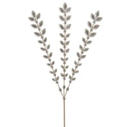 Crystal Jeweled Spray Pick With Gold Glitter