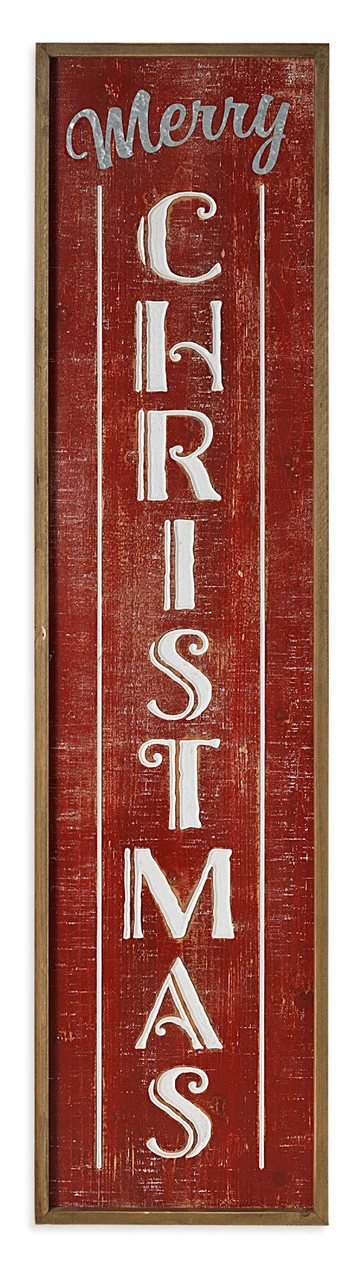 Merry Christmas Standing Wood Sign