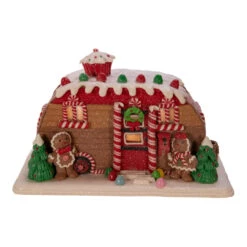 Kurt Adler Gingerbread Camper LED Table Piece