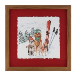 Ski Dogs Canvas Print