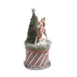 Retro Christmas Friends Deer Box