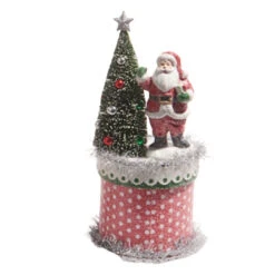 Retro Christmas Friends Santa Box
