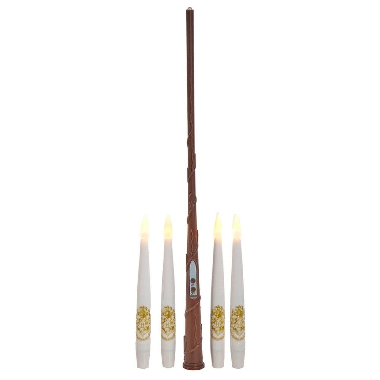Kurt Adler Harry Potter 10 Floating Candles With Wand Remote Light Set