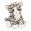 Plush Fluffy Grey Tabby Cat From The Heritage Collection