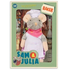 Sam & Julia Baker Plush Mouse
