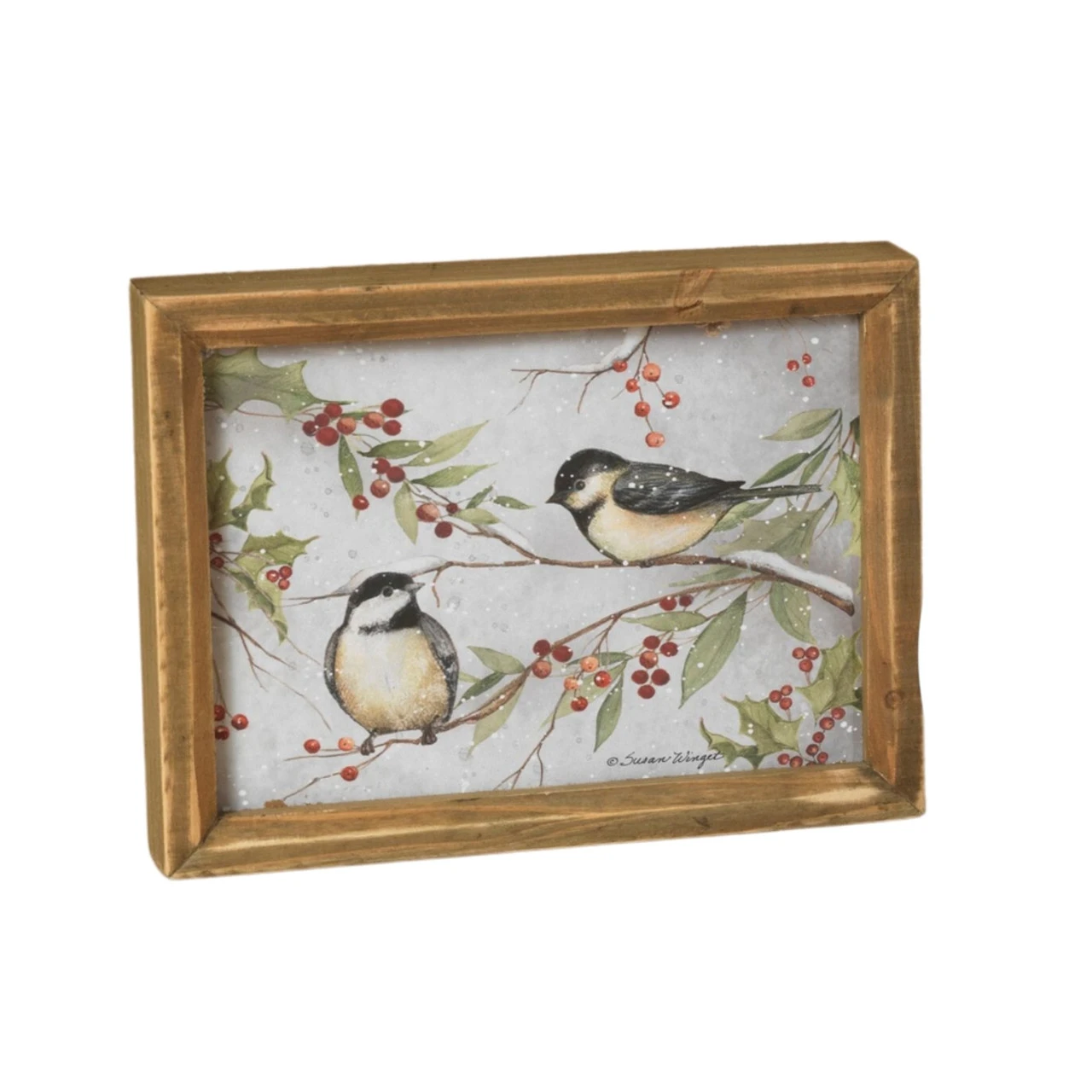 Chickadee On Branch Wall Decor