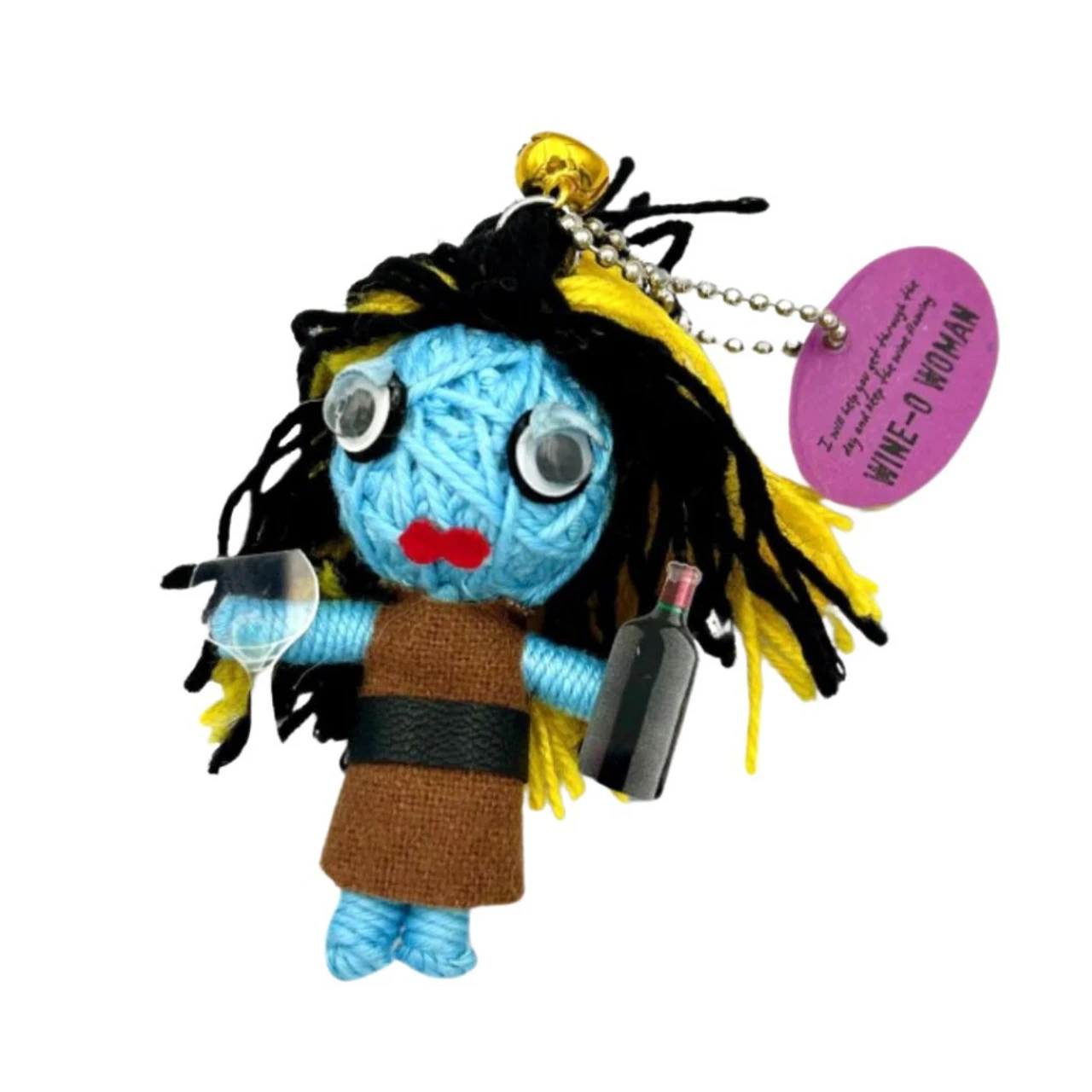 Voodoo Doll - Wine-O Woman Charm - Image 2