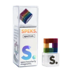 Speks Spectrum Magnet Balls – 512 Piece Rainbow Desk Toy