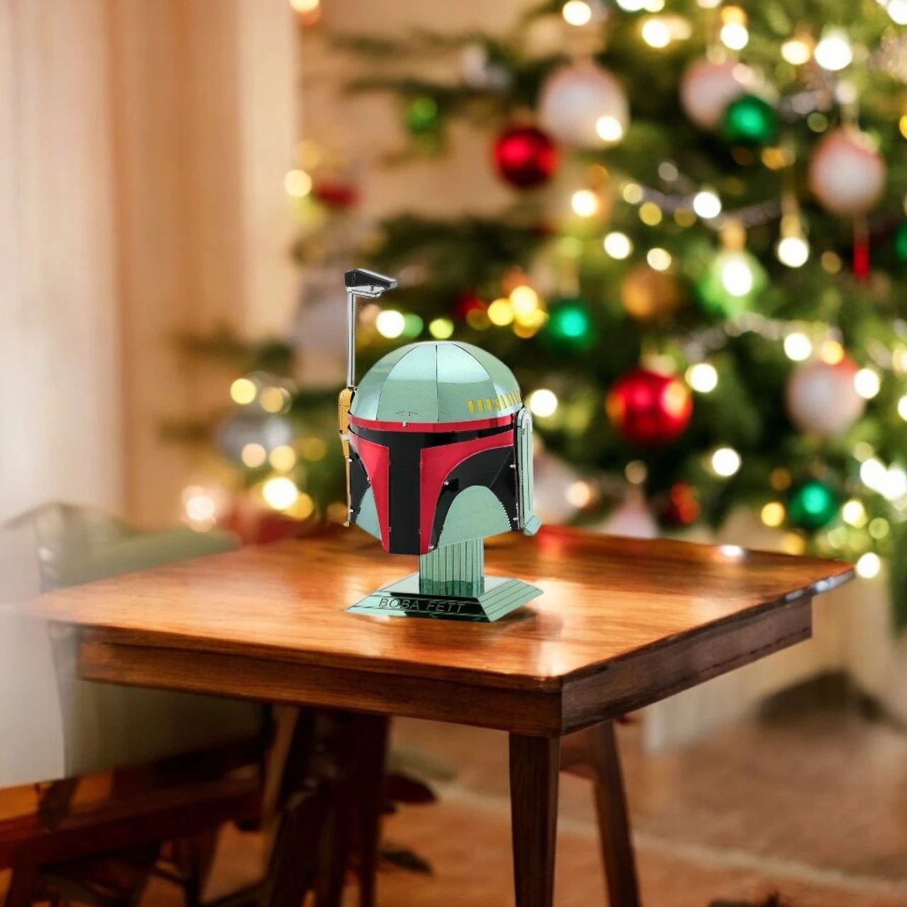 Star Wars Boba Fett Helmet Steel Model Kit - Image 3