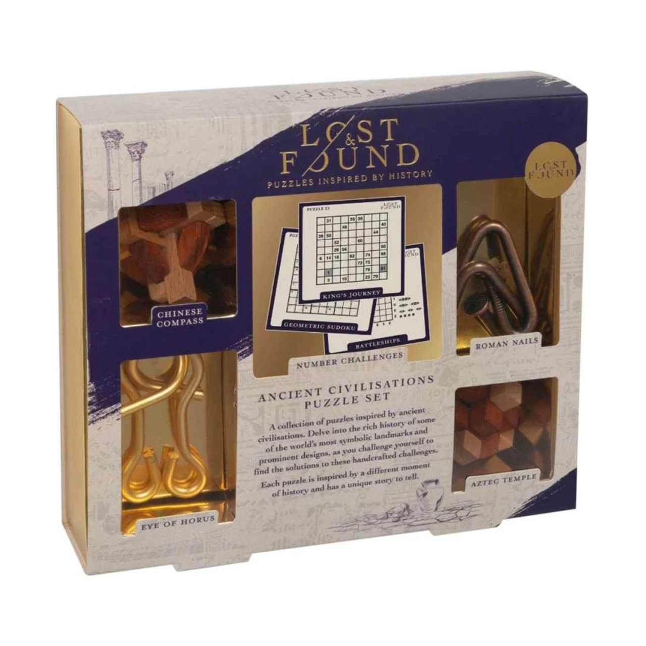 Lost & Found Ancient Civilization Puzzle Set