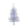 Kurt Adler 18-Inch Un-Lit Silver Tinsel Miniature Christmas Tree