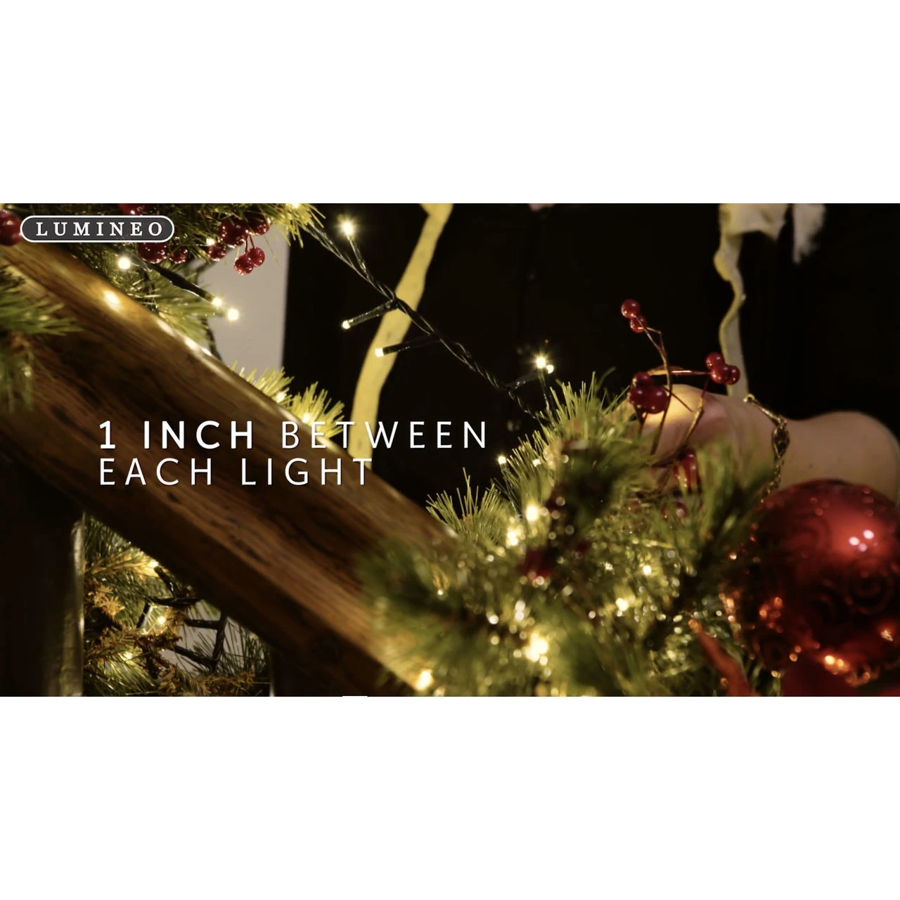 Lumineo 500 LED Warm White Compact Lights Green Wire - Image 6