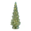 Lumineo LED Glass Green Tree Figurine