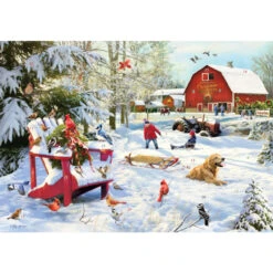The Farm At Christmas Paper Christmas Advent Calendar