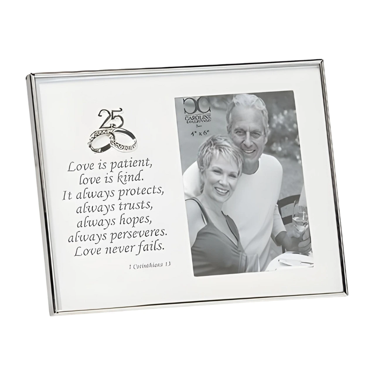 25th Anniversary Matte 4x6 Frame