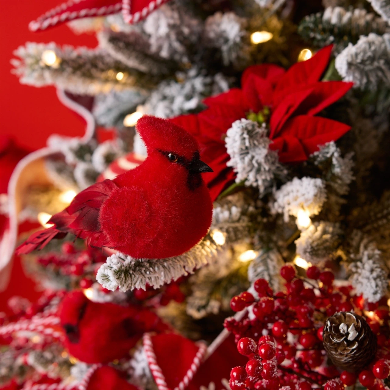 Feather Cardinal Figurine - Image 2