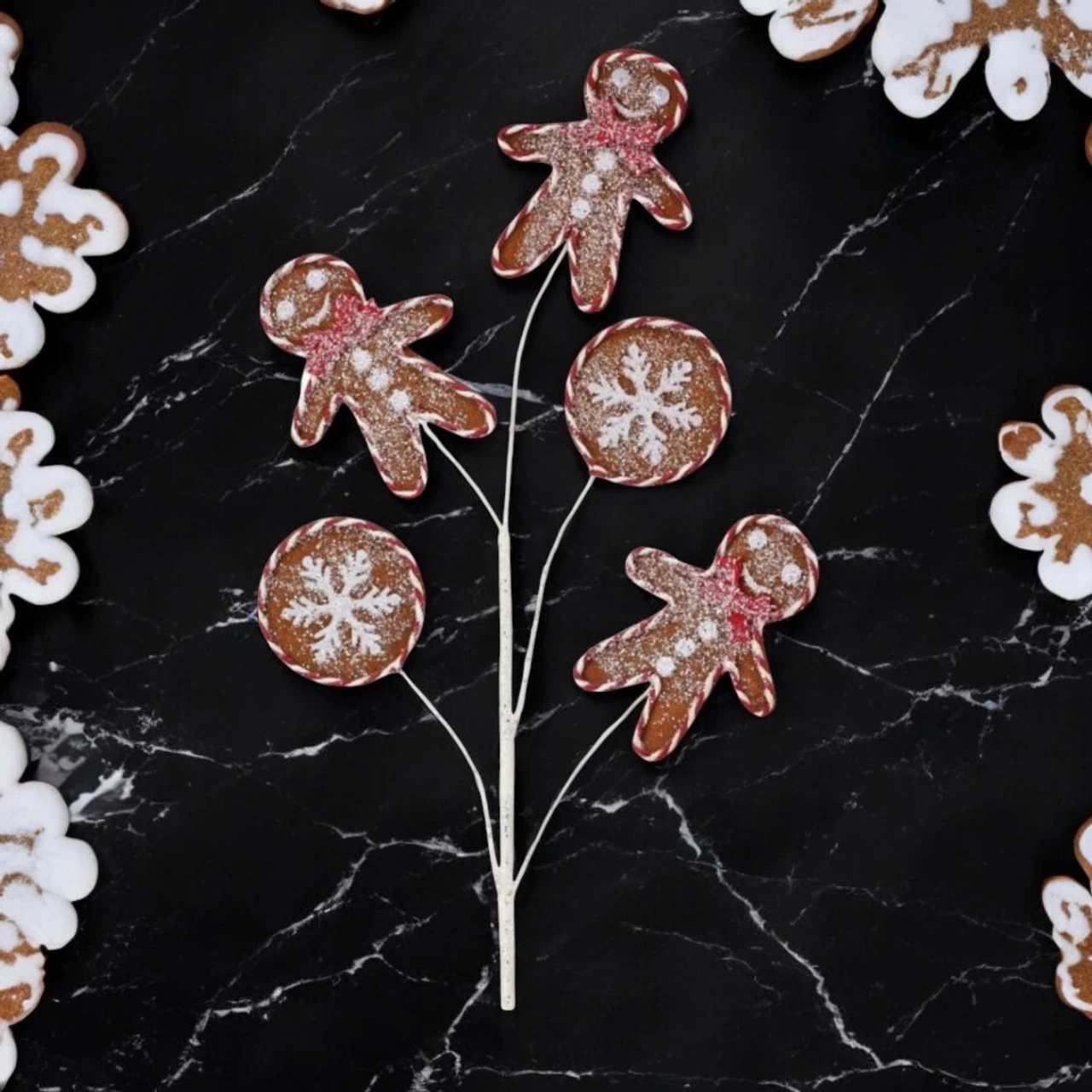 27 Inch Sweets Gingerbread Spray - Image 2