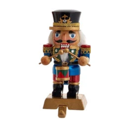 Kurt Adler Drummer Nutcracker Stocking Holder