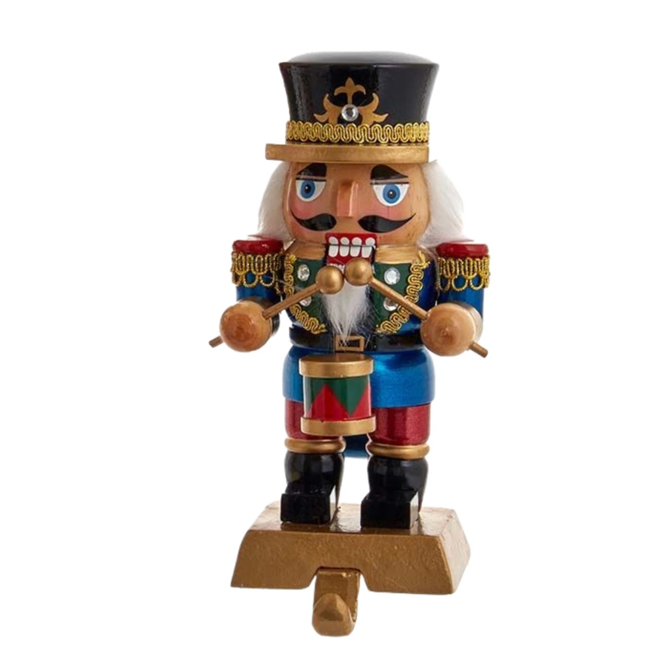 Kurt Adler Drummer Nutcracker Stocking Holder